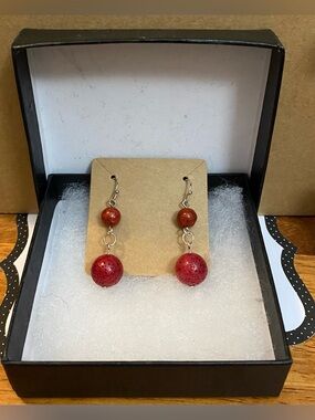 NEW Coral earrings